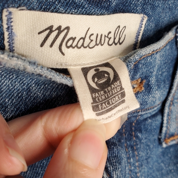 18) MADEWELL "The High-Rise Slim Crop Boyfriend" Sz. 28 - Picture 4 of 7